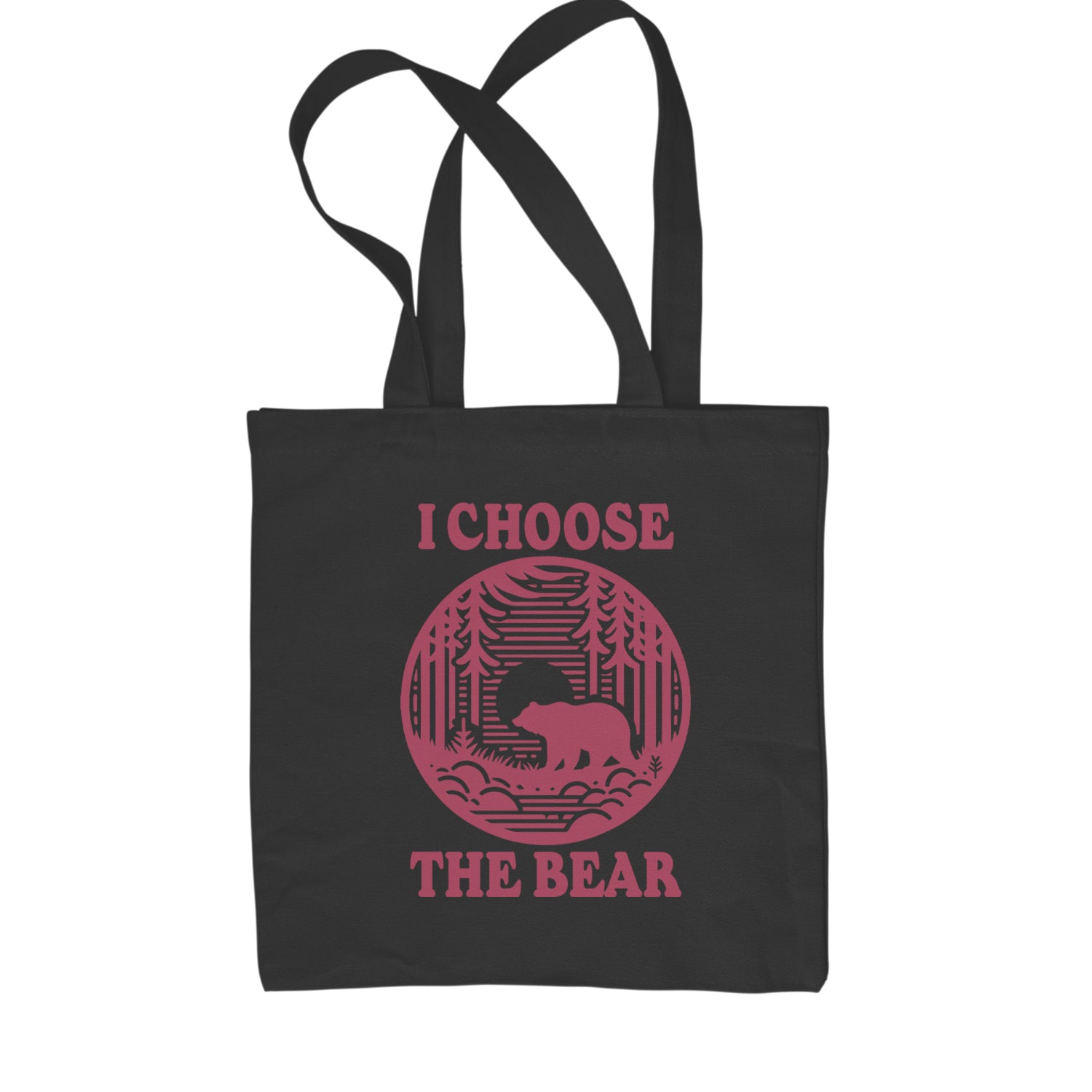 I Choose The Bear Companion Survival Choice Shopping Tote Bag