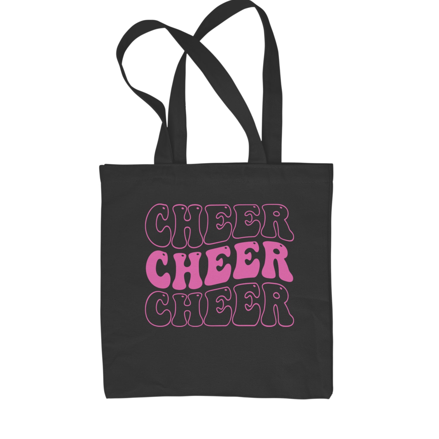 Cheer Cheer Cheer Shopping Tote Bag Black