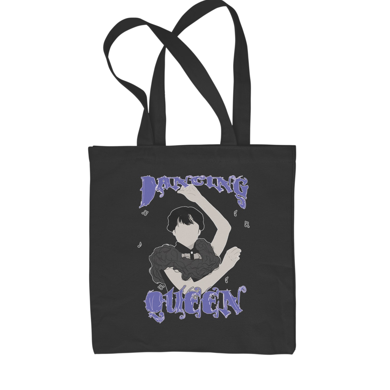 Wednesday Dancing Queen Shopping Tote Bag Black