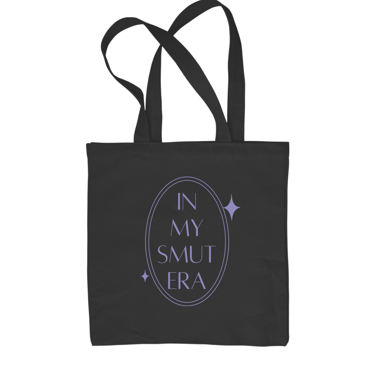 In My Smut Era Romantasy Shopping Tote Bag Black