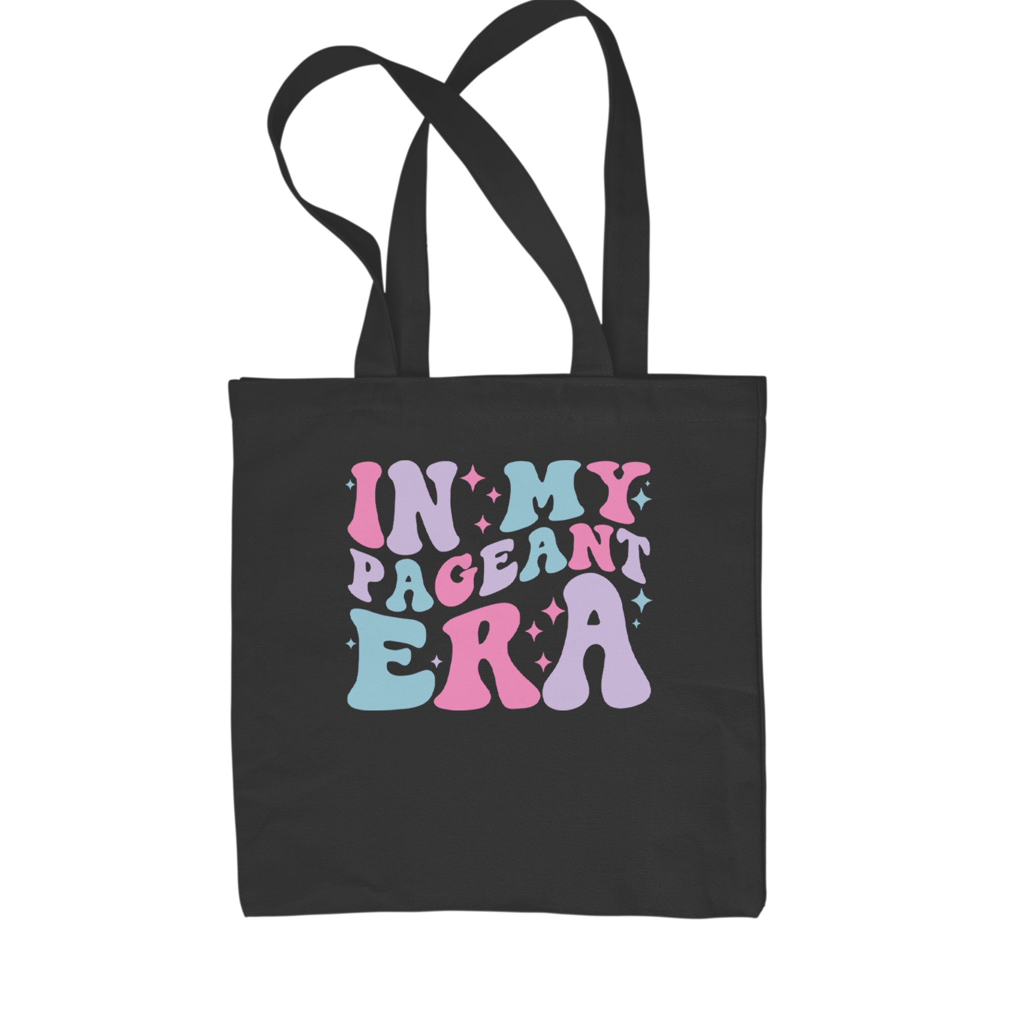 In My Pageant Era Shopping Tote Bag Black