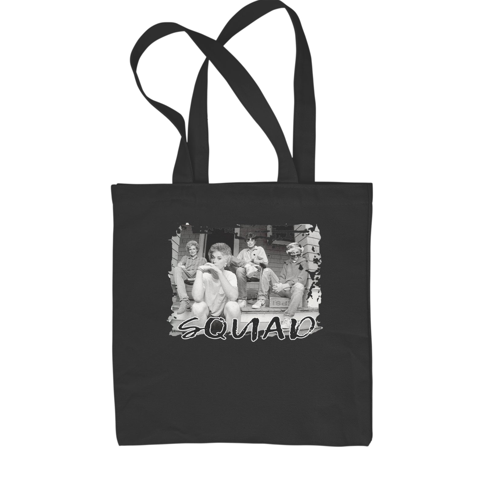 Squad Golden Girls Shopping Tote Bag Black