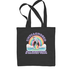 Undiagnosed But Something Is Definitely Wrong Shopping Tote Bag Black
