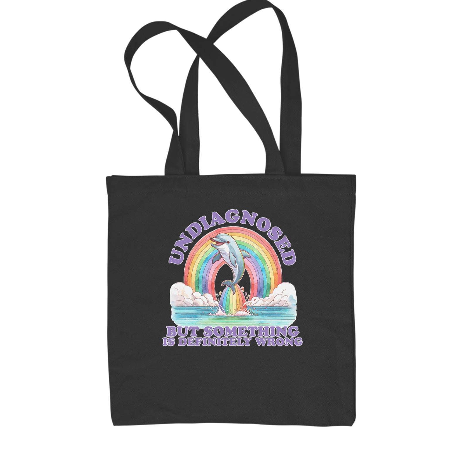 Undiagnosed But Something Is Definitely Wrong Shopping Tote Bag Pink