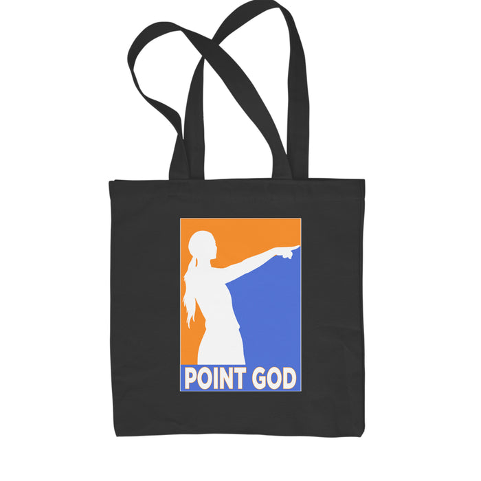 Point God Cunningham Basketball Pointing Meme  Shopping Tote Bag