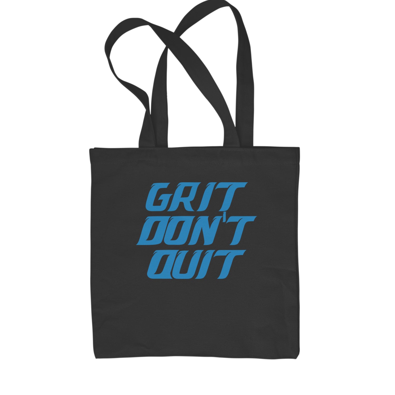 Grit Don't Quit Detroit Grit Shopping Tote Bag Black