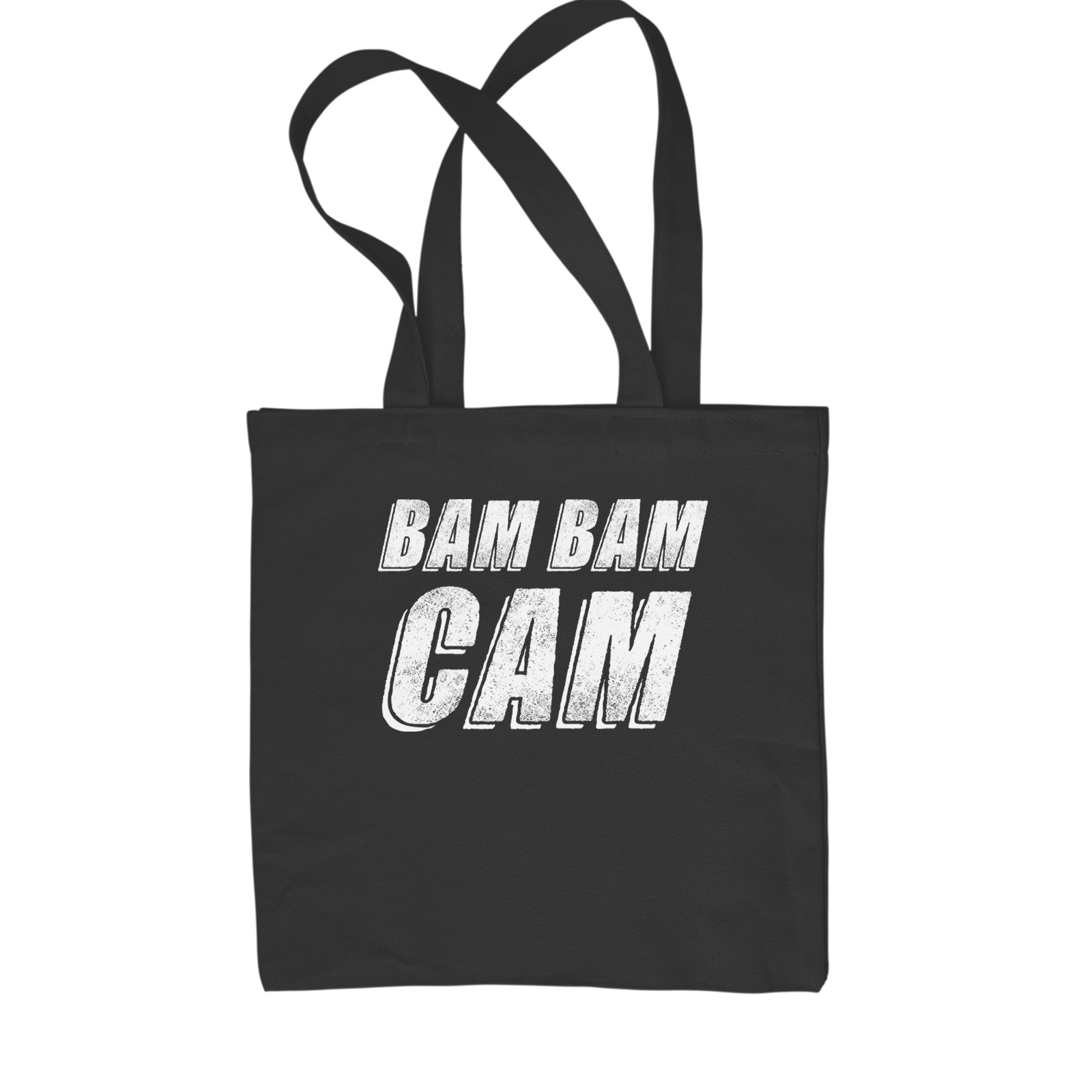 Bam Bam Cam Shopping Tote Bag Black