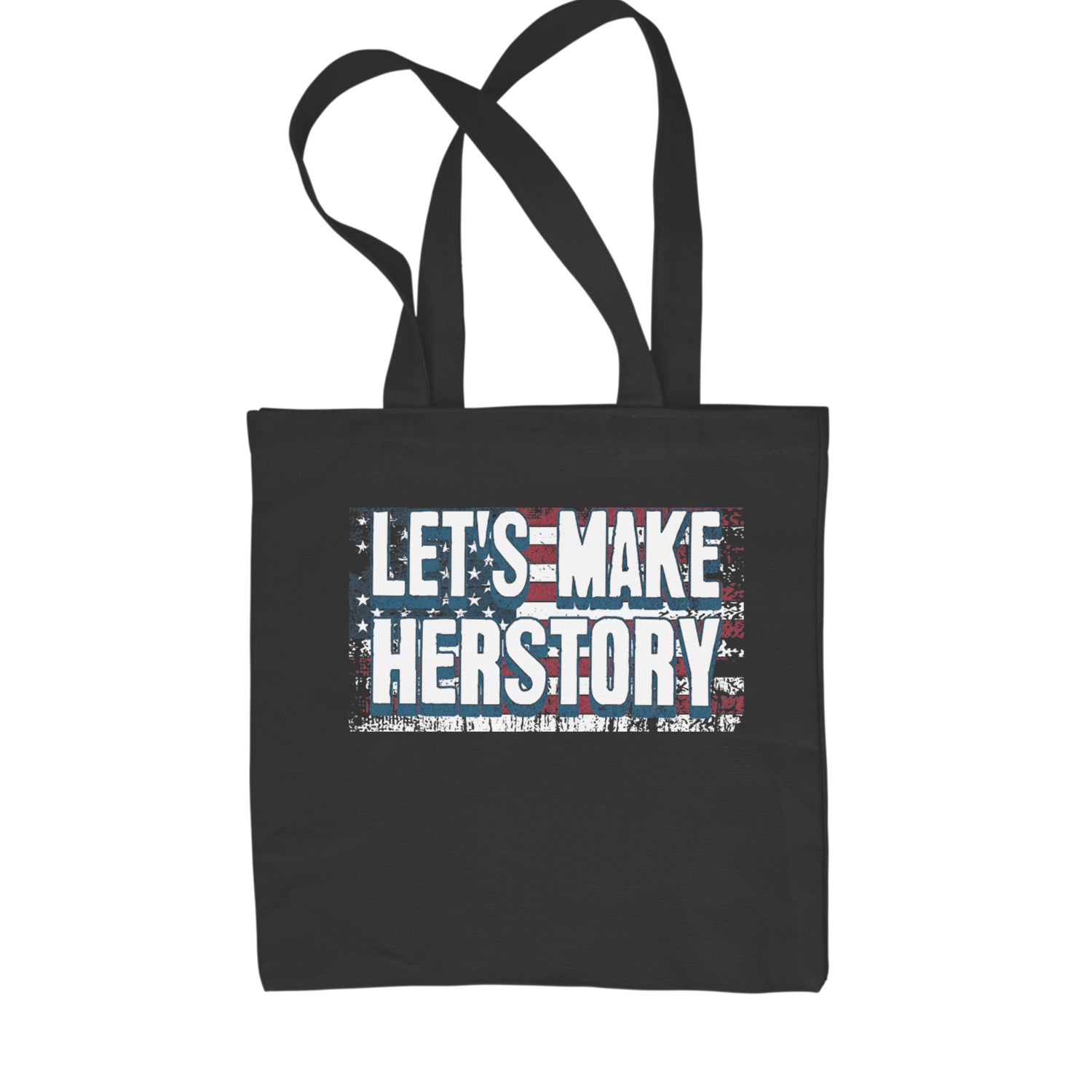 Lets Make Herstory - Support Kamala Harris For President 2024 Shopping Tote Bag Natural