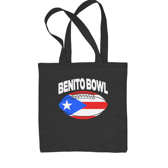 Benito Bowl Puerto Rico Football Shopping Tote Bag