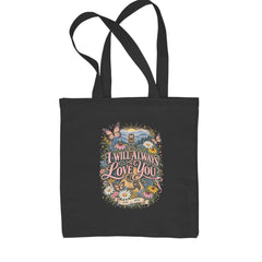 I Will Always Love You Dolly Shopping Tote Bag Black