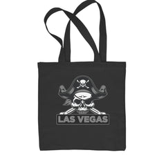 Raider Skull Straight Outta Las Vegas Shopping Tote Bag Black