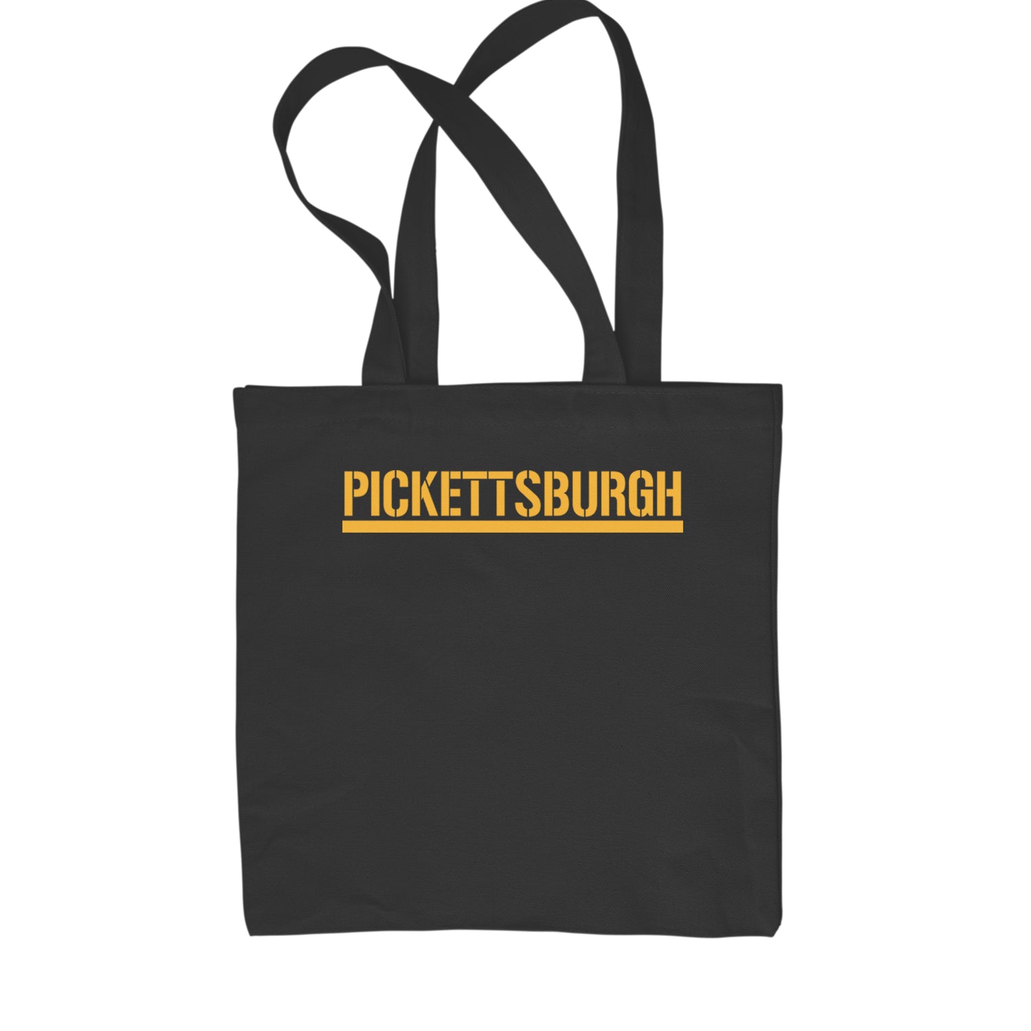 Pickettsburgh Pittsburgh Football Shopping Tote Bag Black