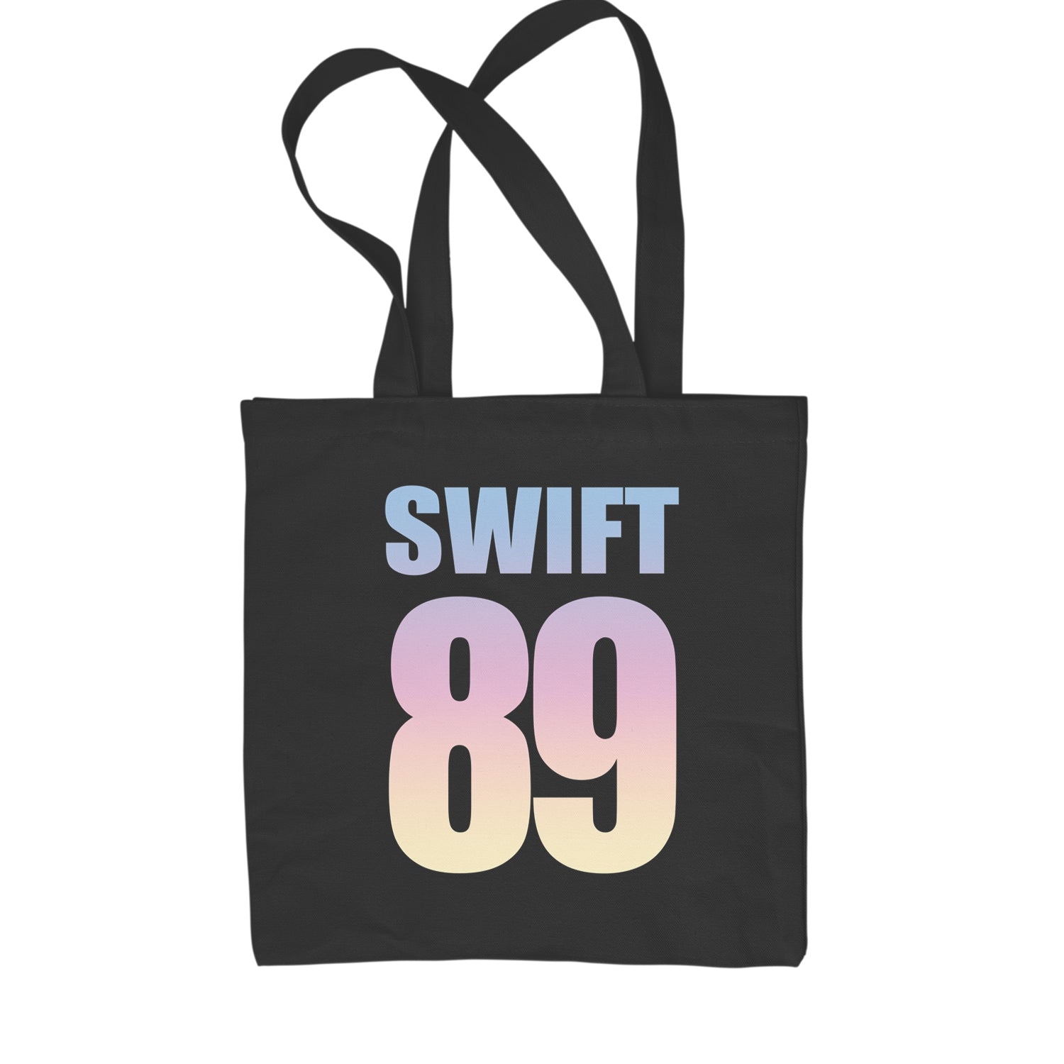 Lover Era Swift 89 Birth Year Music Fan TTPD Shopping Tote Bag Black