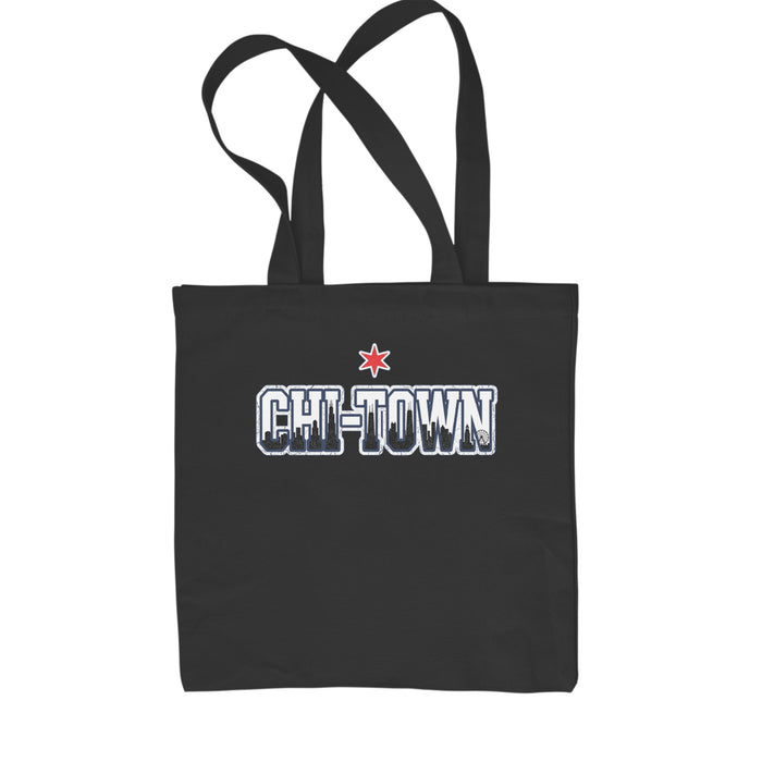 Chicago Chi-Town City Pride Shopping Tote Bag