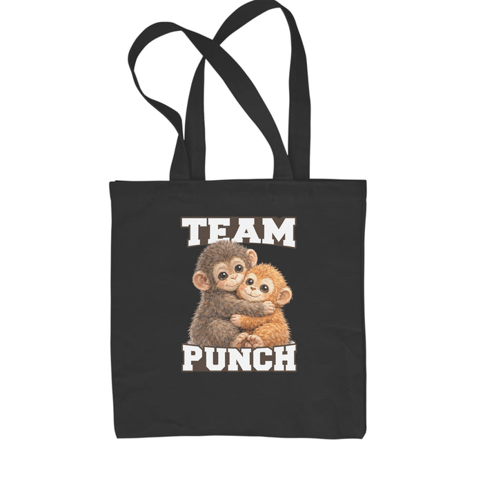 Team Punch Panchi-kun Monkey Shopping Tote Bag