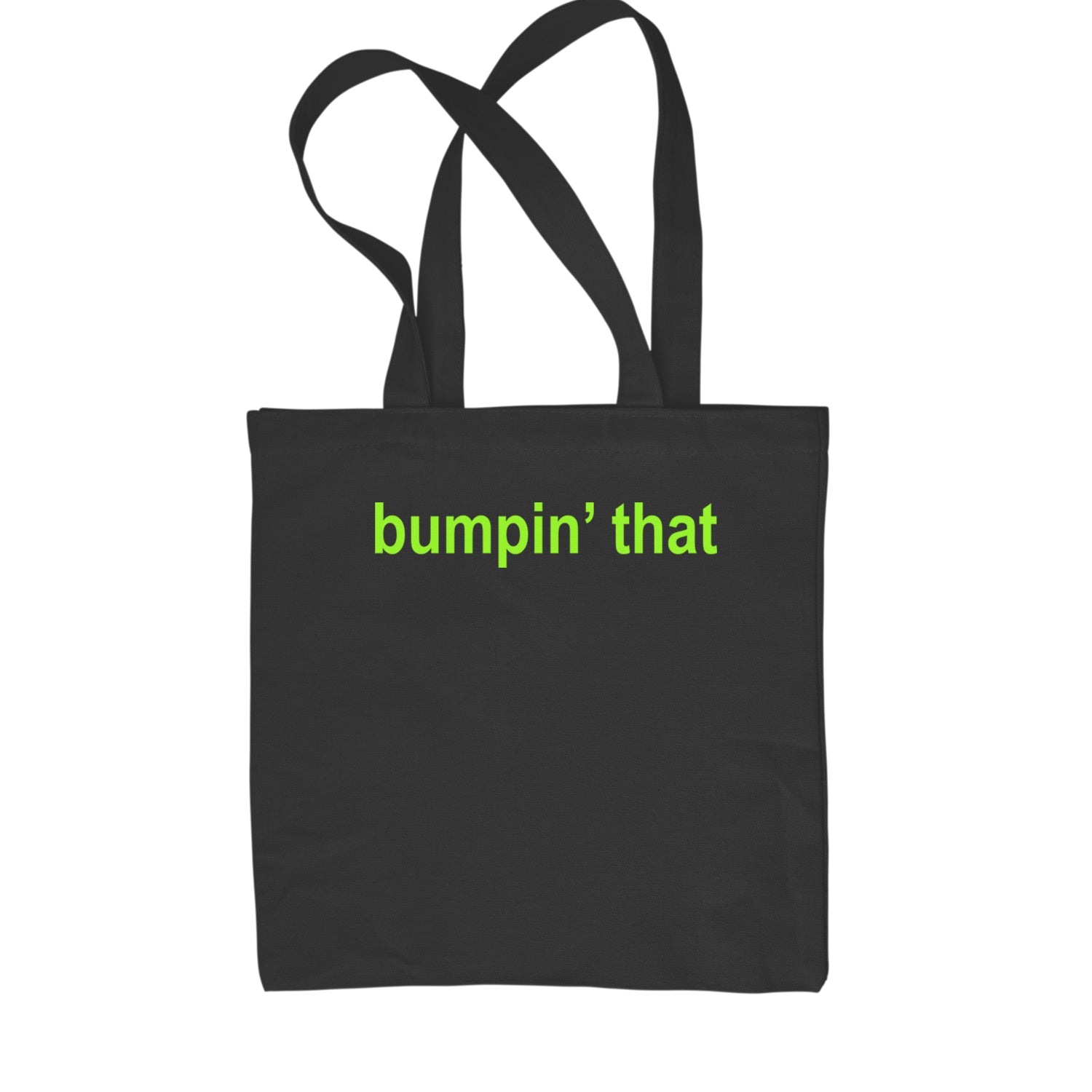 Bumpin' That Brat Music Shopping Tote Bag Black