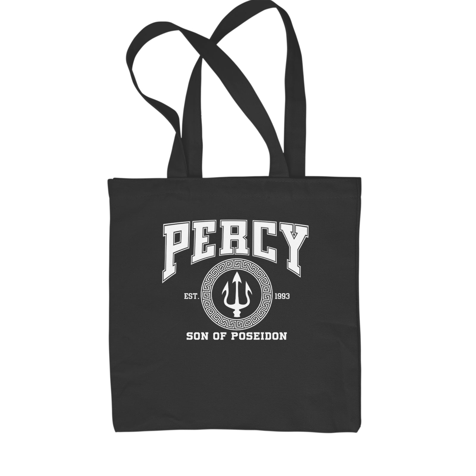 Percy Son Of Poseidon Sea God Shopping Tote Bag Black