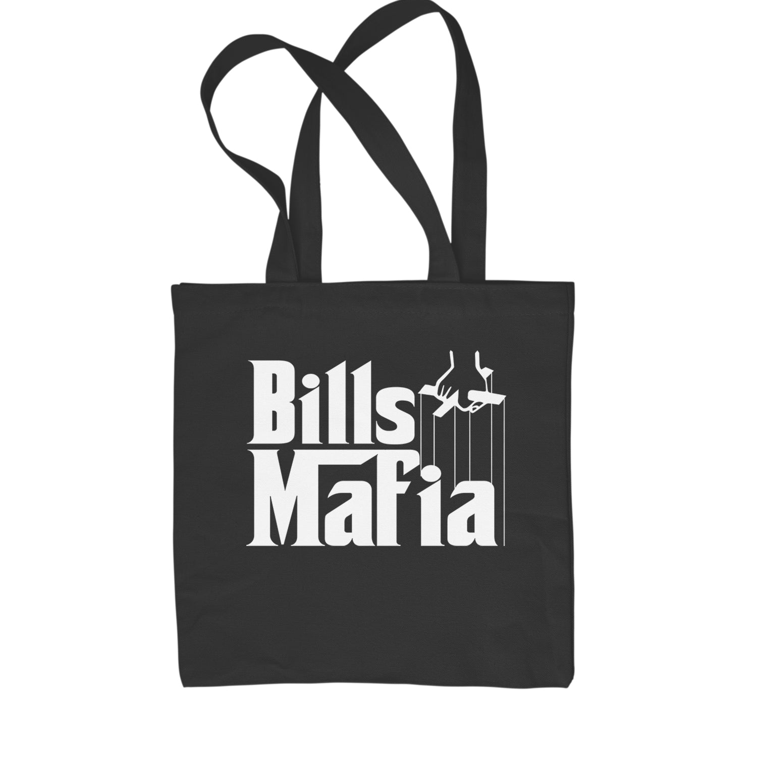 Mafia Bills Mafia Godfather Shopping Tote Bag Navy Blue