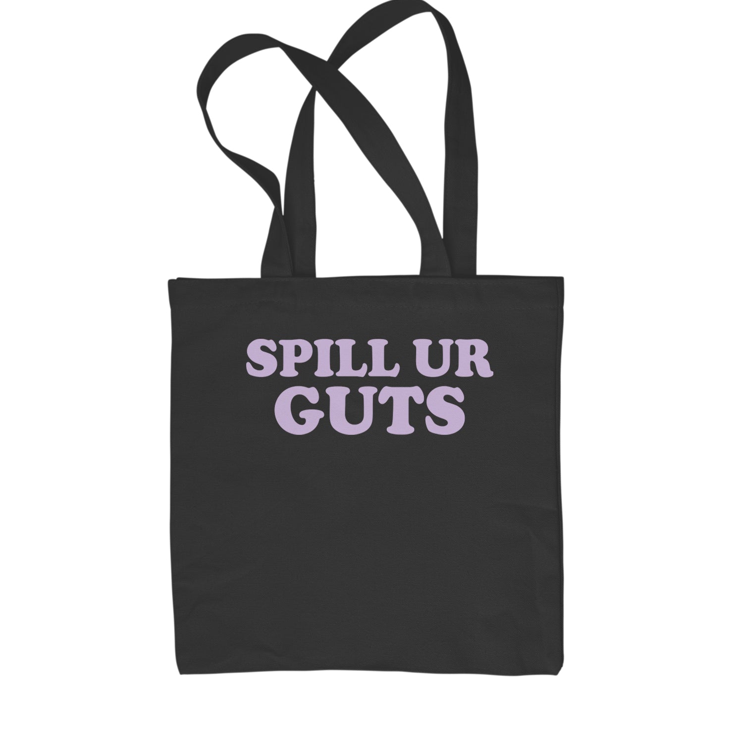 Spill Ur Guts Music Shopping Tote Bag Black