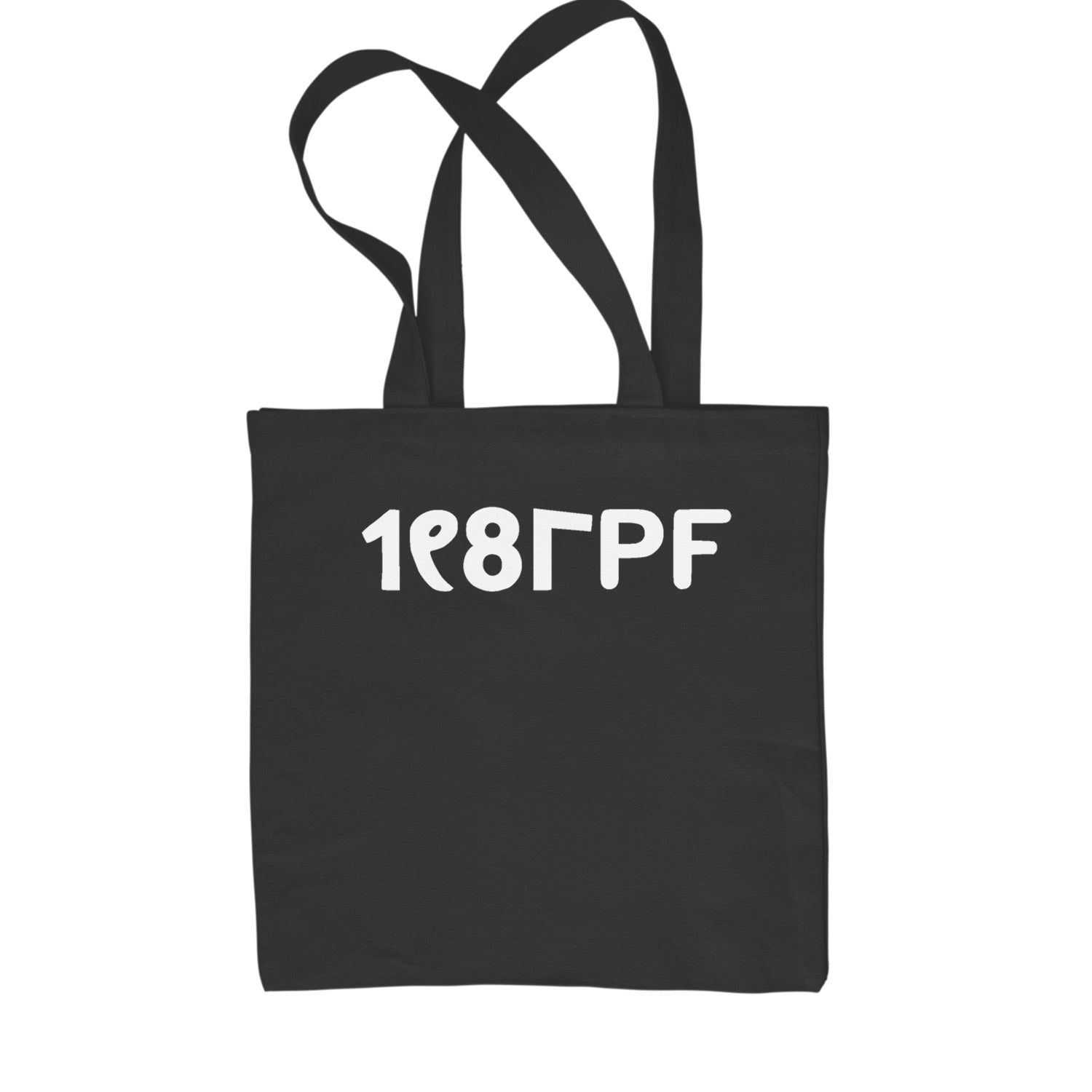 Principle Of Pleasure Retro 80's Miss Jackson  Shopping Tote Bag Black