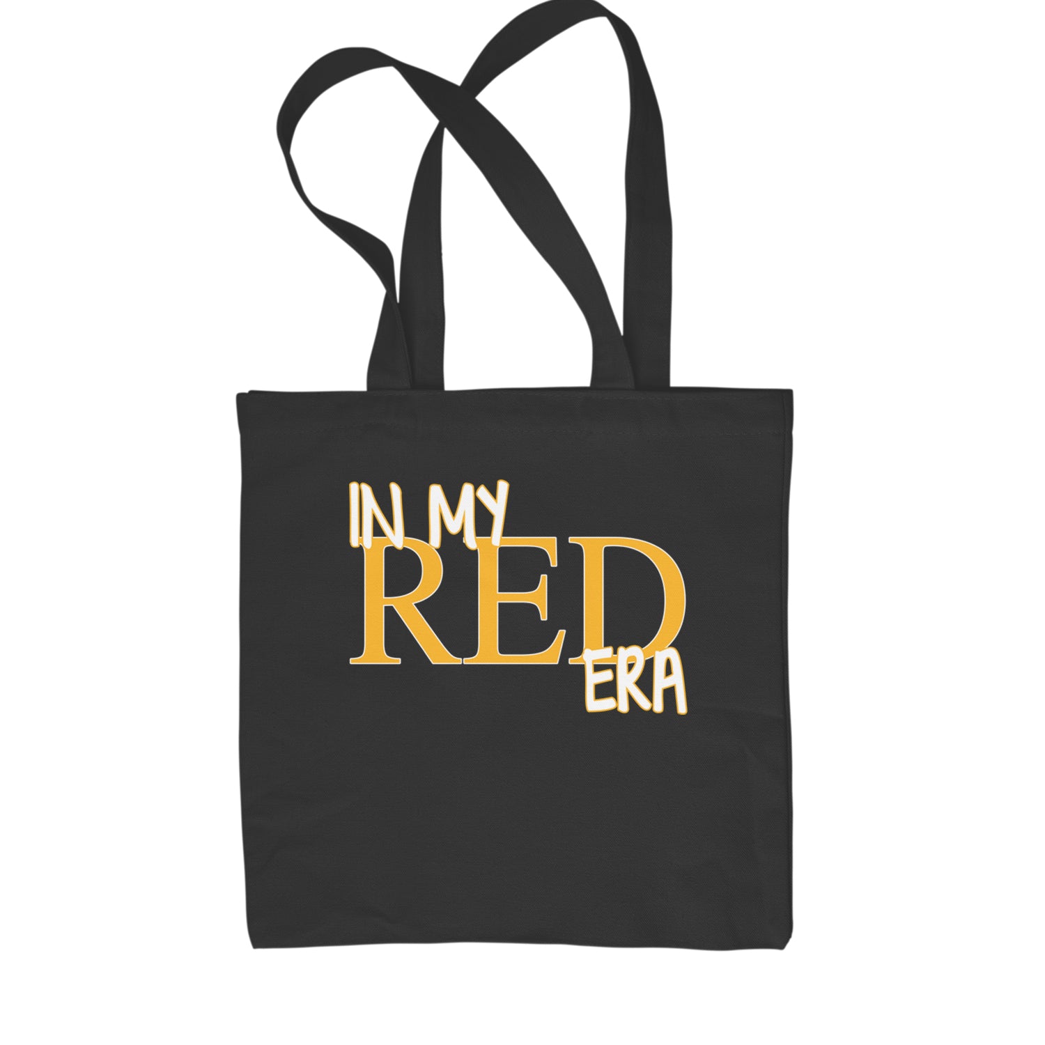 In My Red Era Kansas City Shopping Tote Bag Black