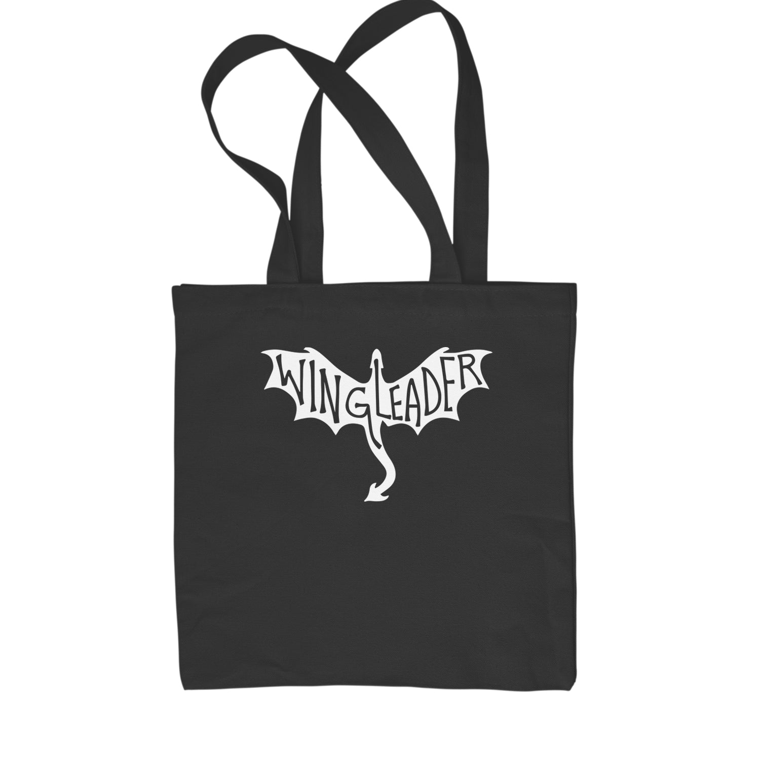 Wingleader Basgiath War College Shopping Tote Bag Black