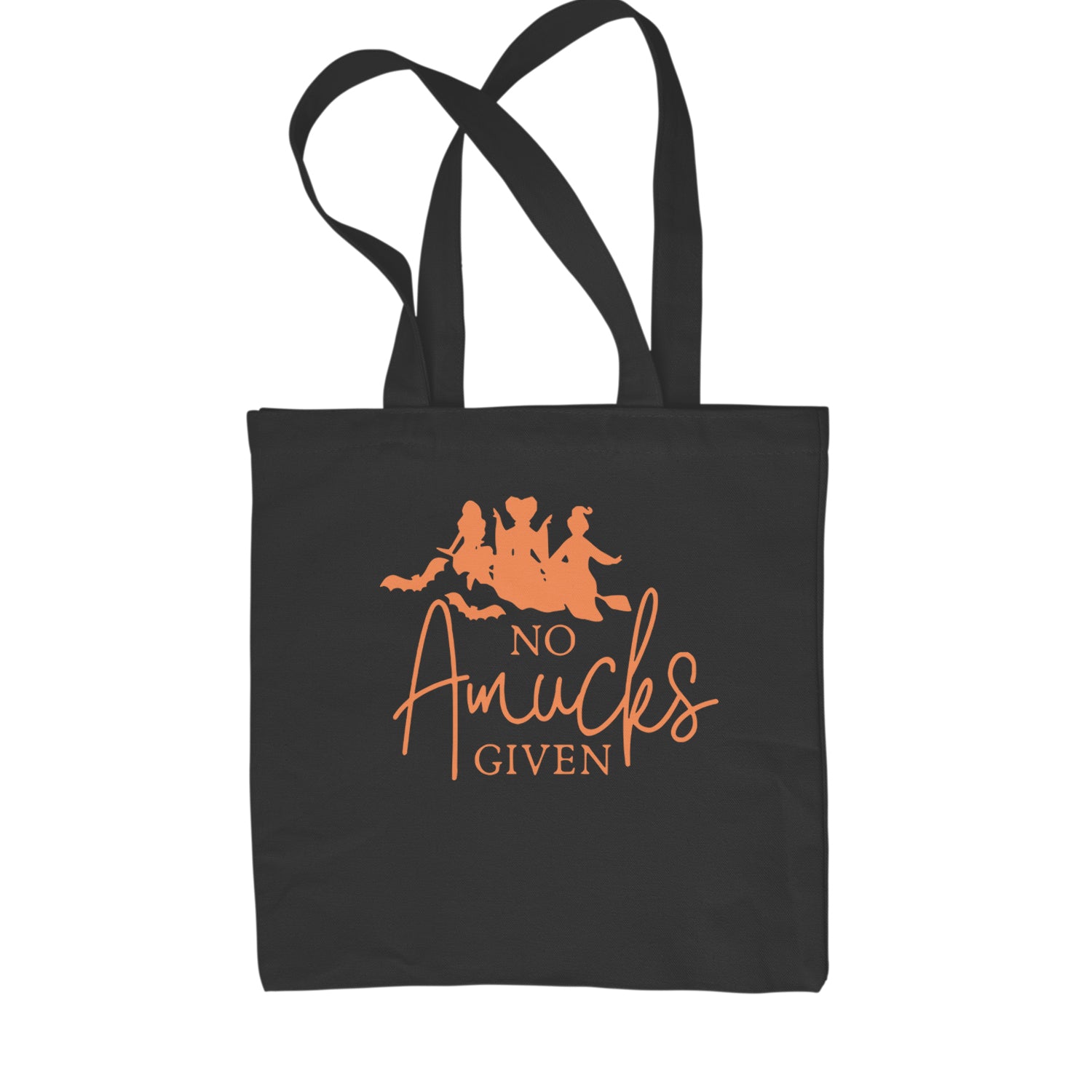 No Amucks Given Hocus Pocus Shopping Tote Bag Black