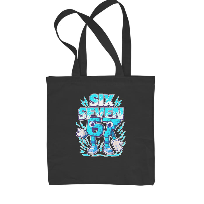 67 Brainrot Meme Slang Shopping Tote Bag