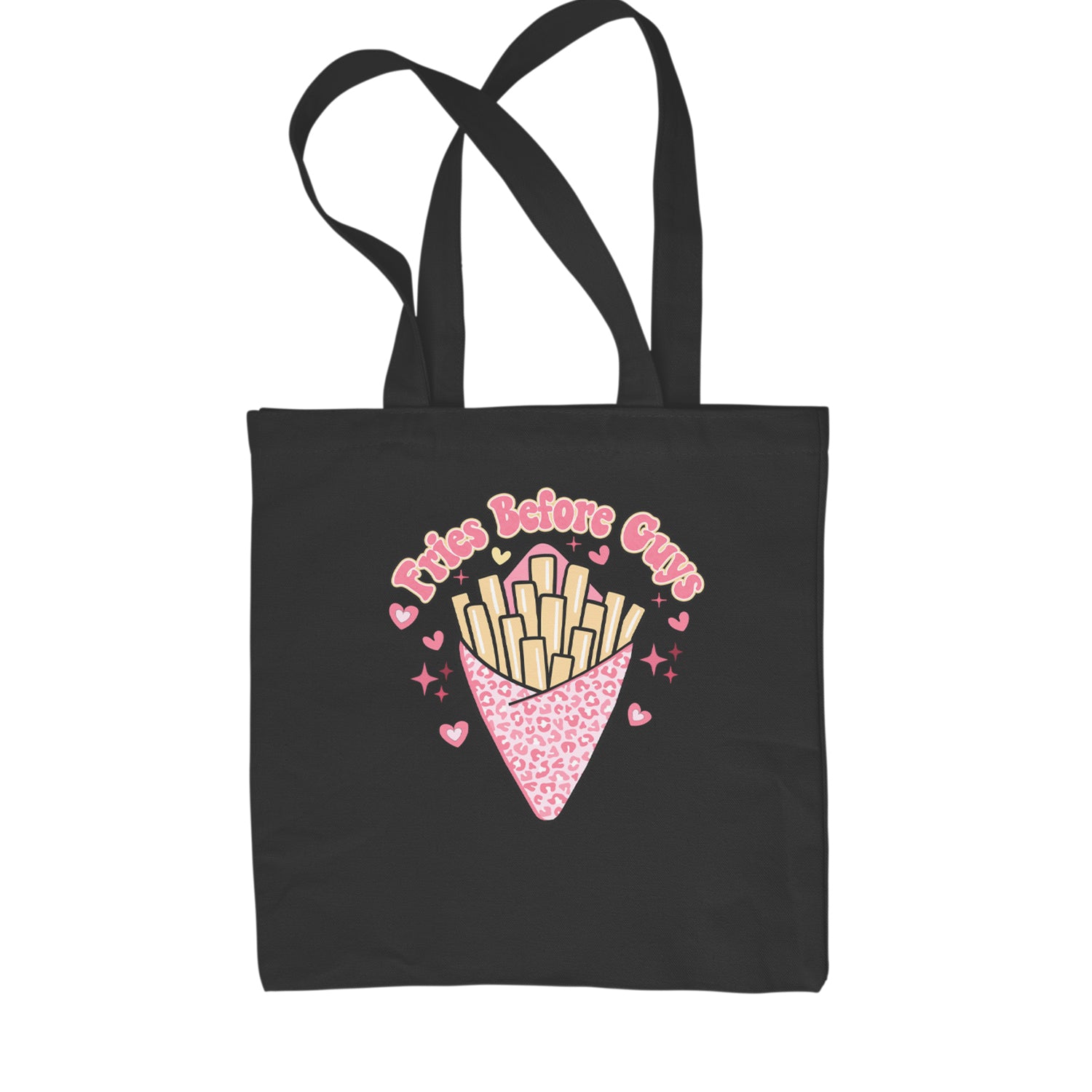 Fries Before Guys Shopping Tote Bag Natural