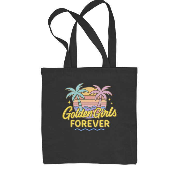 Golden Girls Forever Retro Sunset Shopping Tote Bag