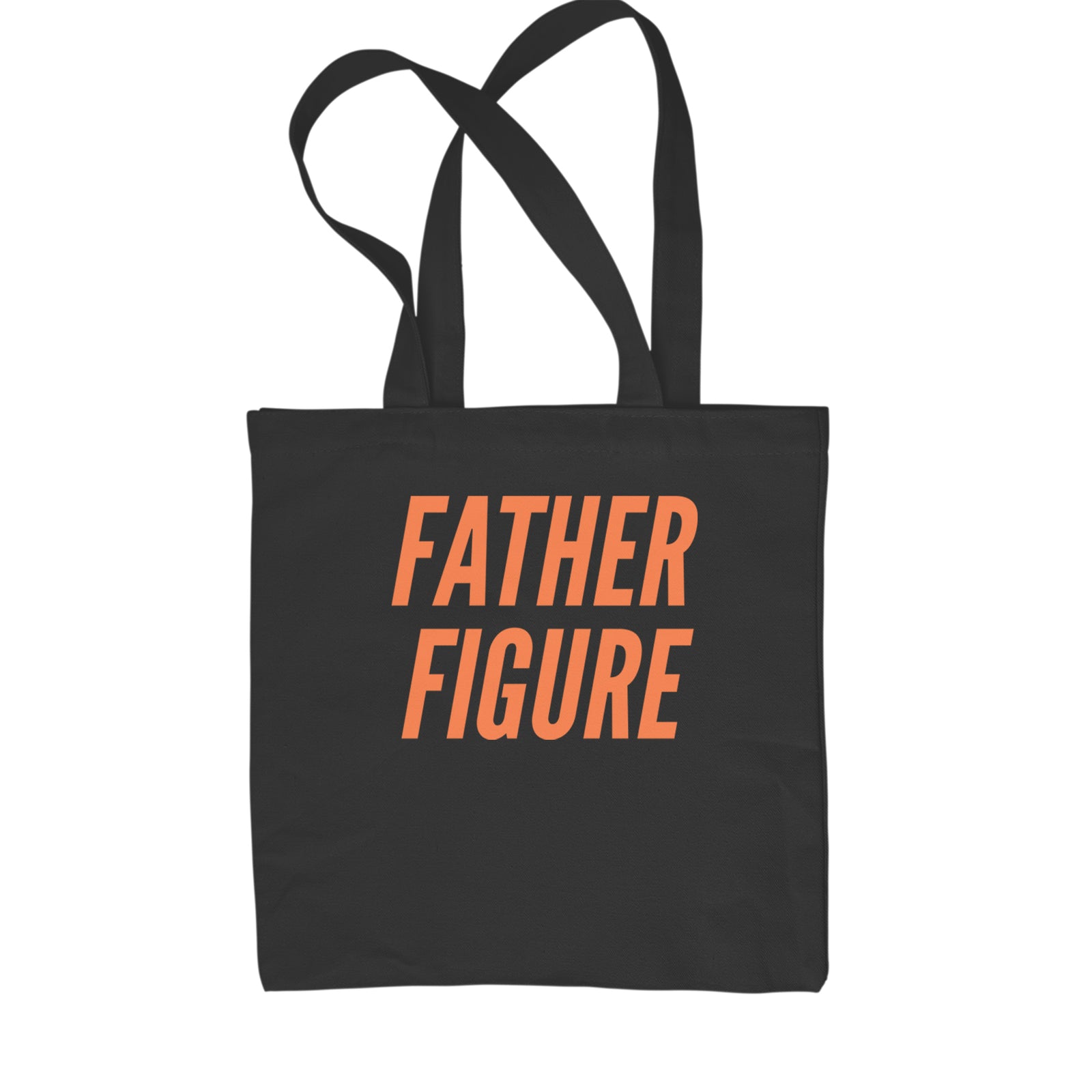 Father Figure Shopping Tote Bag Black