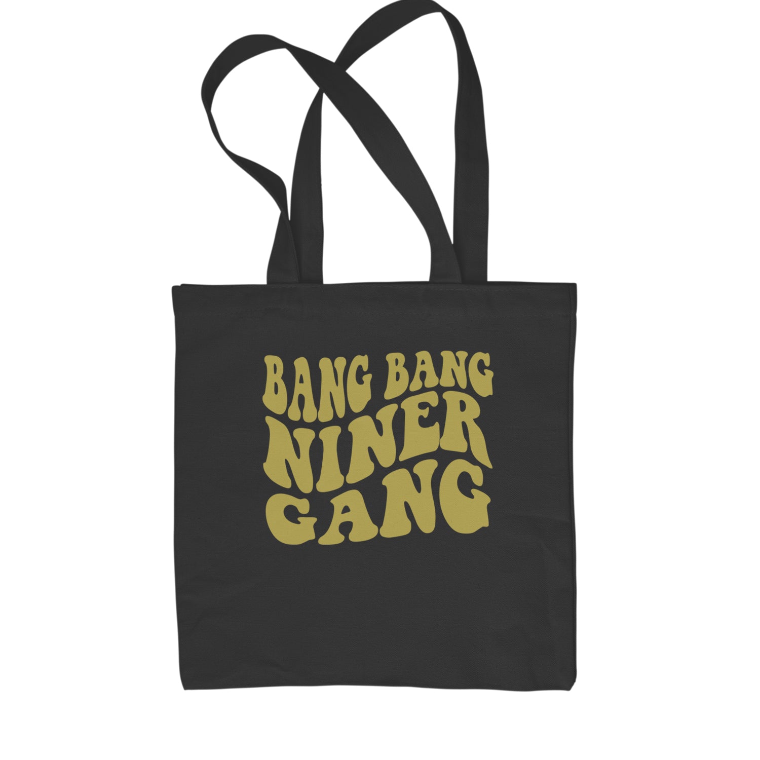 WAVE Bang Bang Nin-r Gang San Francisco Shopping Tote Bag Black