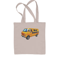 Bad Hombres Van West Chester Band Shopping Tote Bag Natural