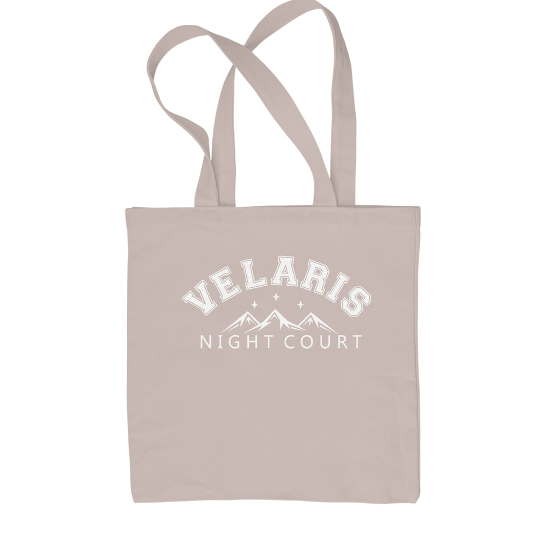 Velaris Night Court Squad Starfall Shopping Tote Bag Natural