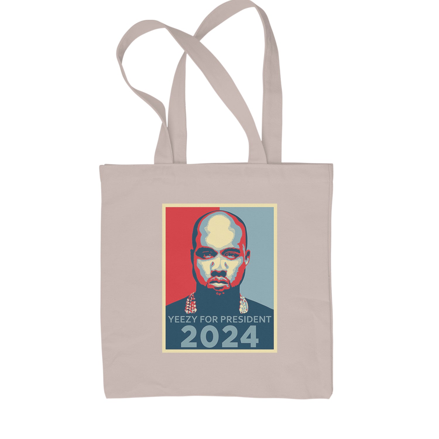 Yeezus For President Vote for Ye Shopping Tote Bag Natural
