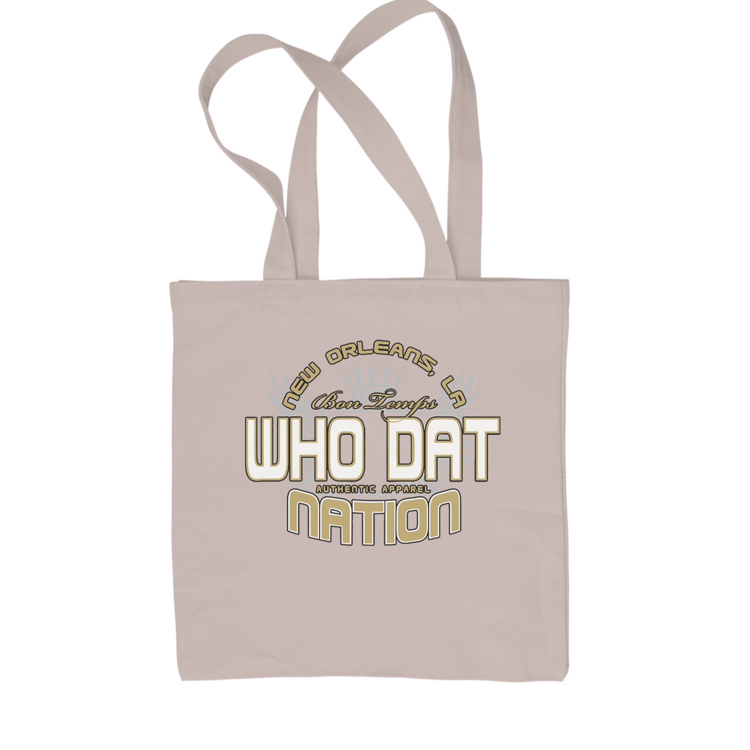 Who Dat Nation New Orleans (Color) Shopping Tote Bag Black