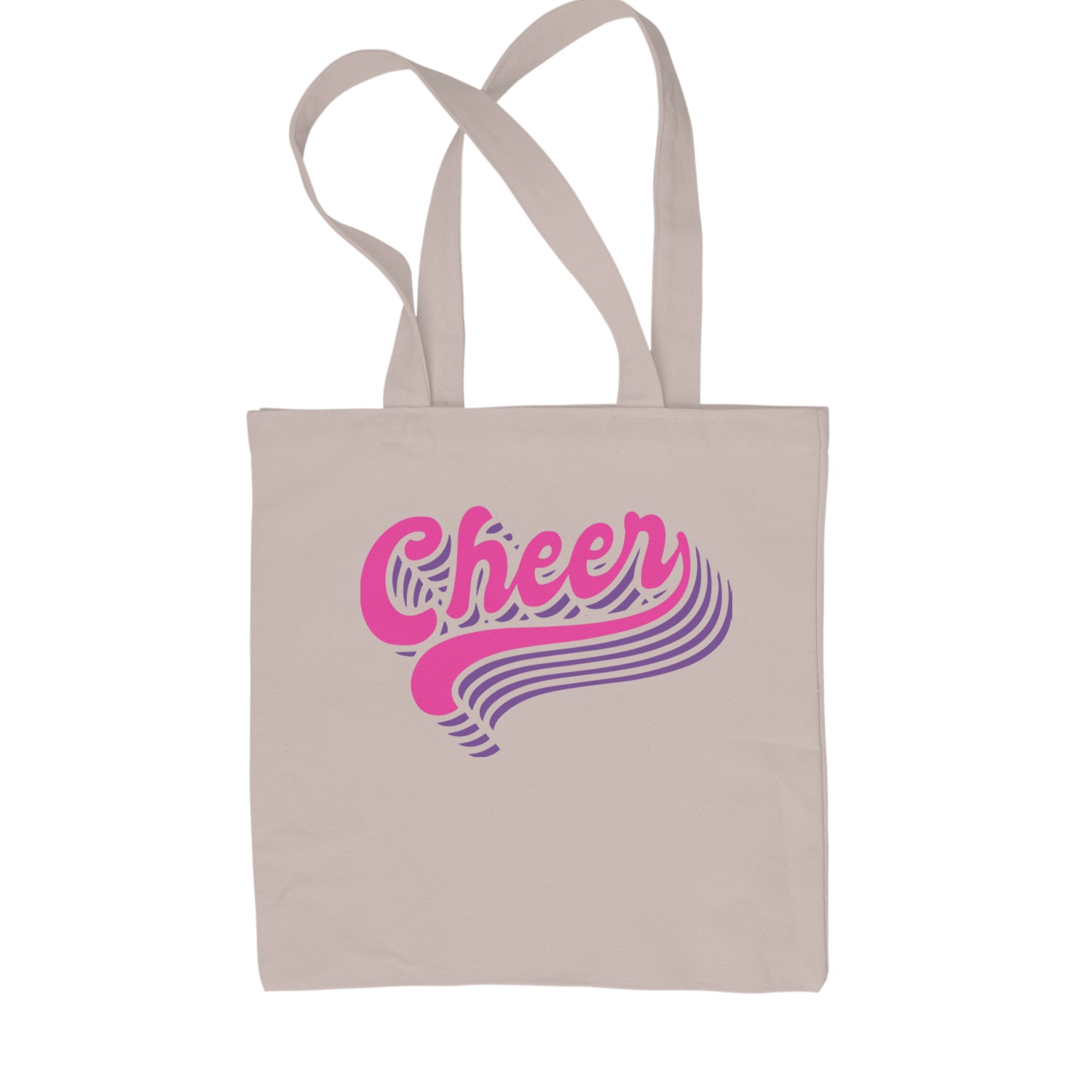 Cheer Pride Shopping Tote Bag Black