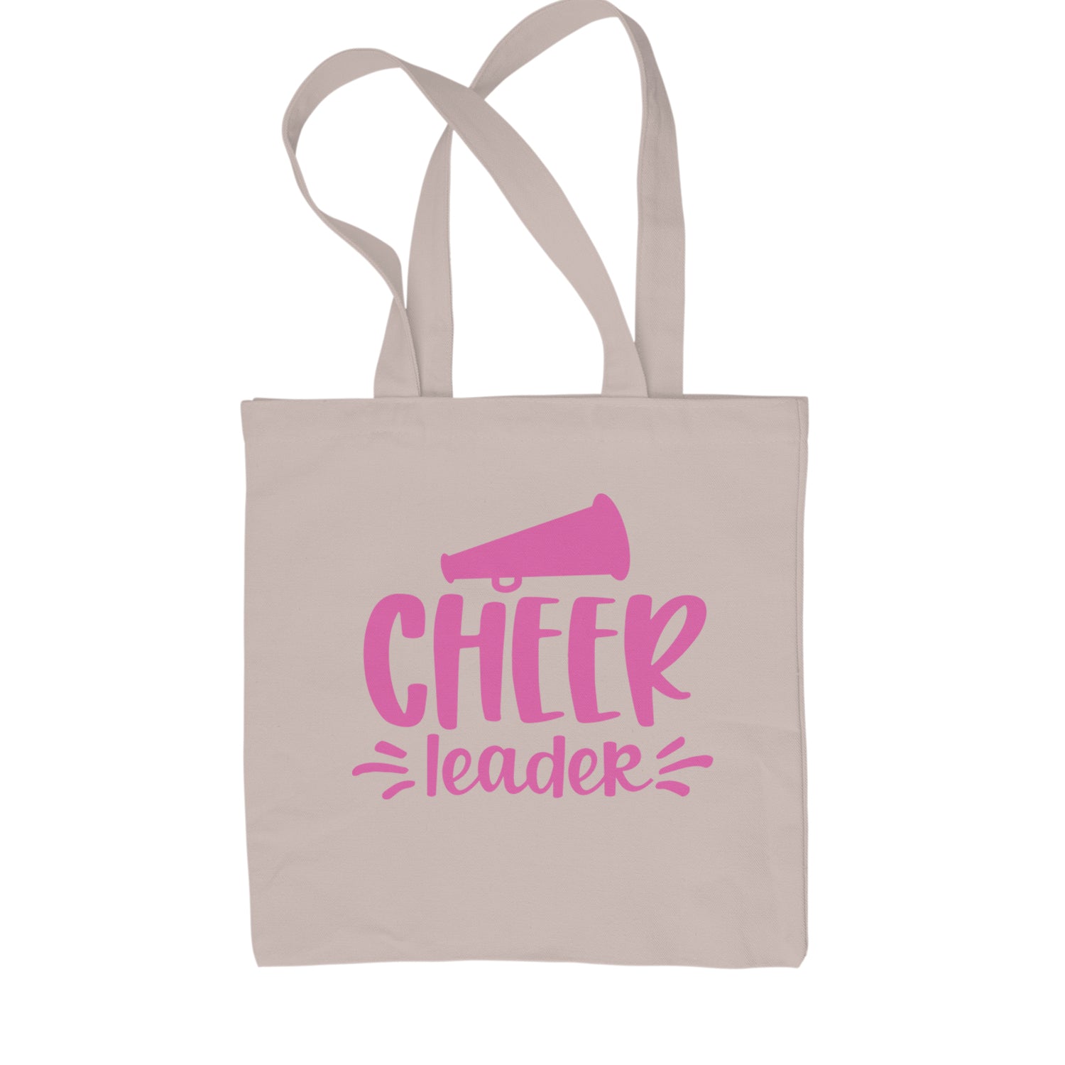 Cheerleader Bullhorn Shopping Tote Bag Black