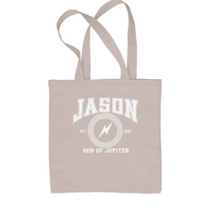 Jason Son of Jupiter Storm Bringer Shopping Tote Bag Natural
