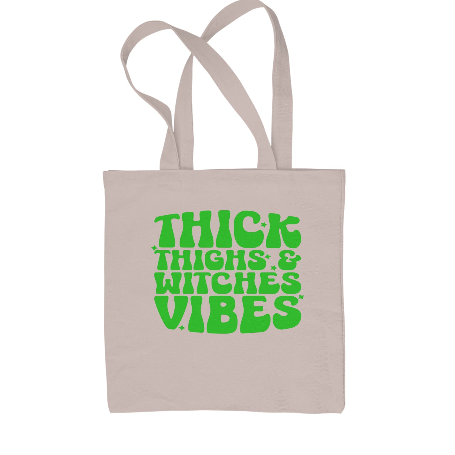 Thick Thighs And Witches Vibes Shopping Tote Bag Black