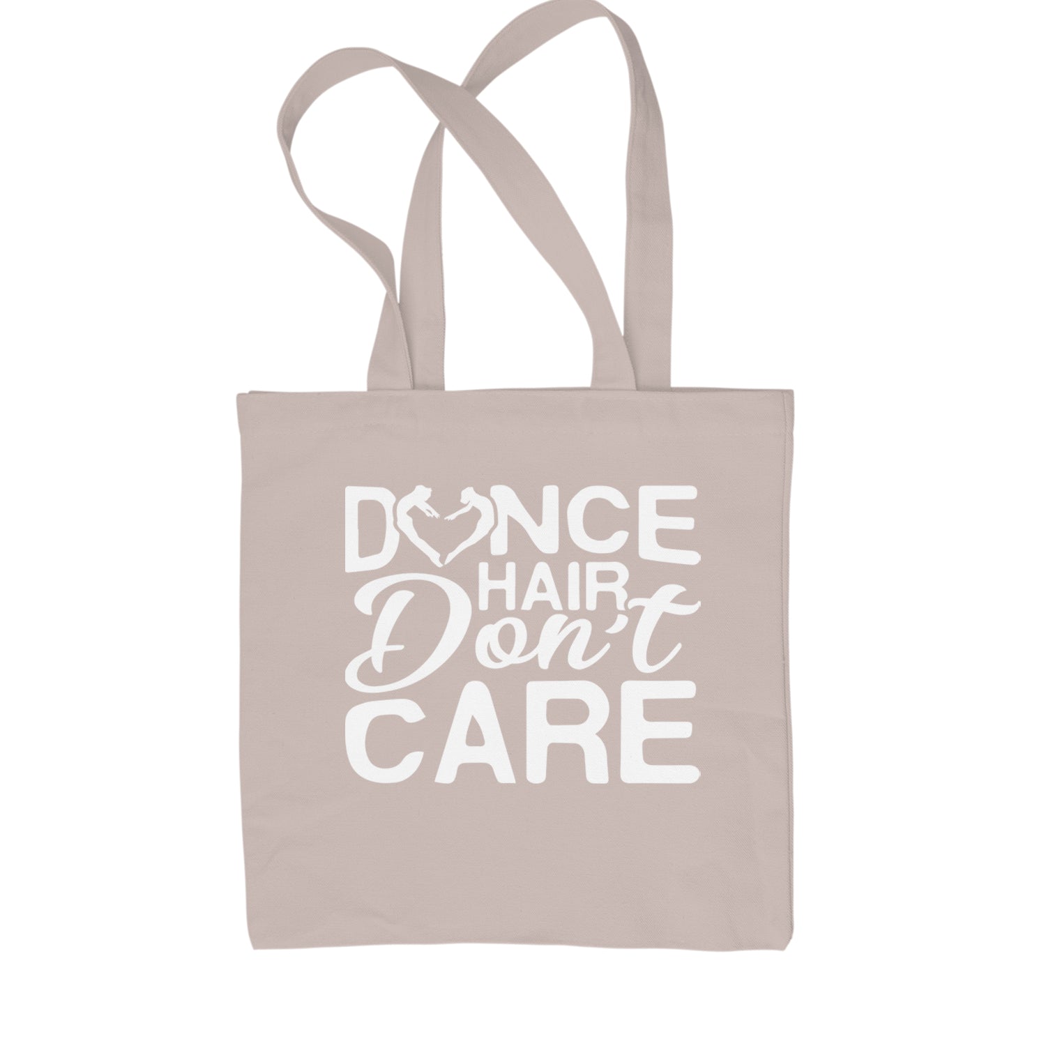 Dance Hair Don't Care Shopping Tote Bag Black