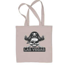 Raider Skull Straight Outta Las Vegas Shopping Tote Bag Natural