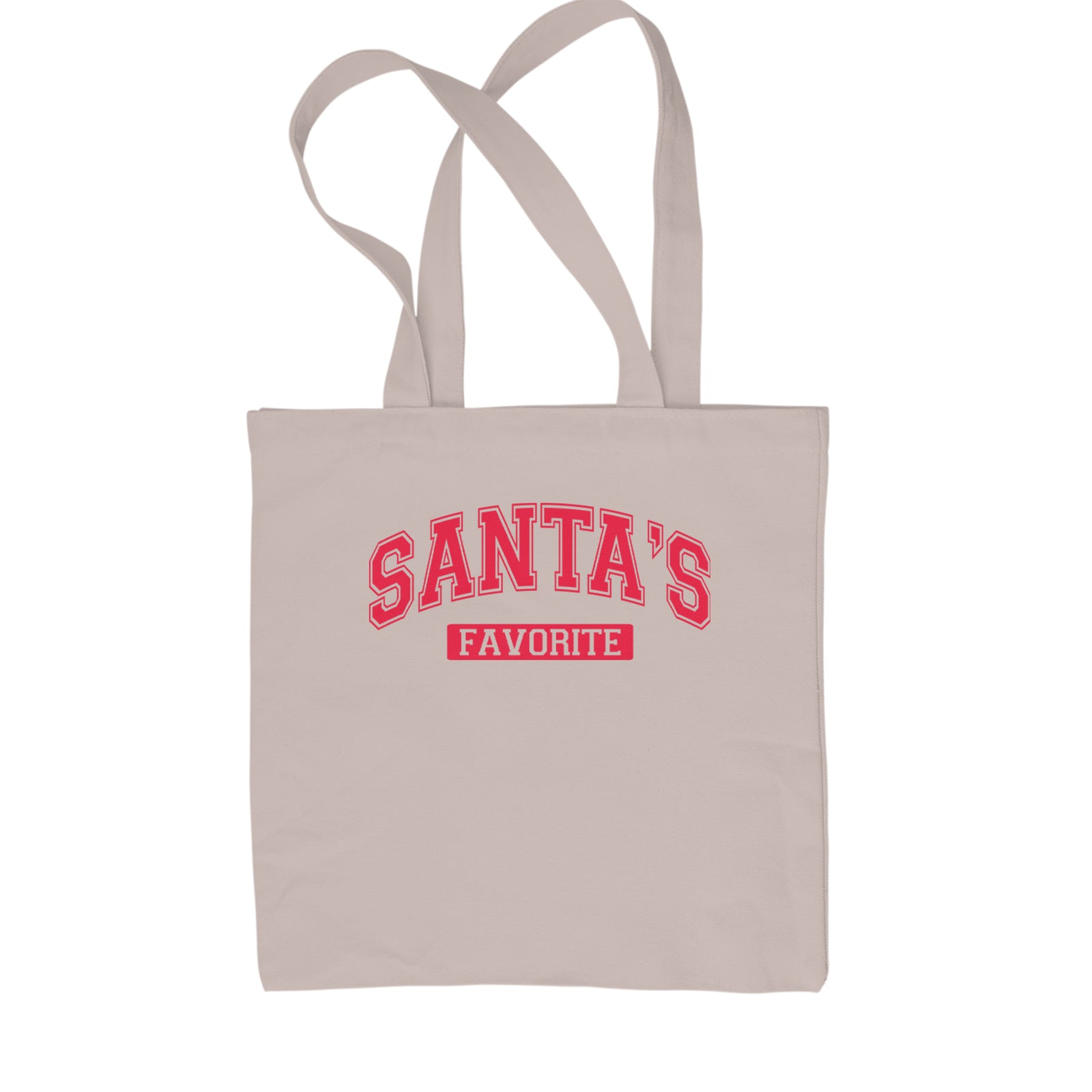 Santa's Favorite Shopping Tote Bag Black