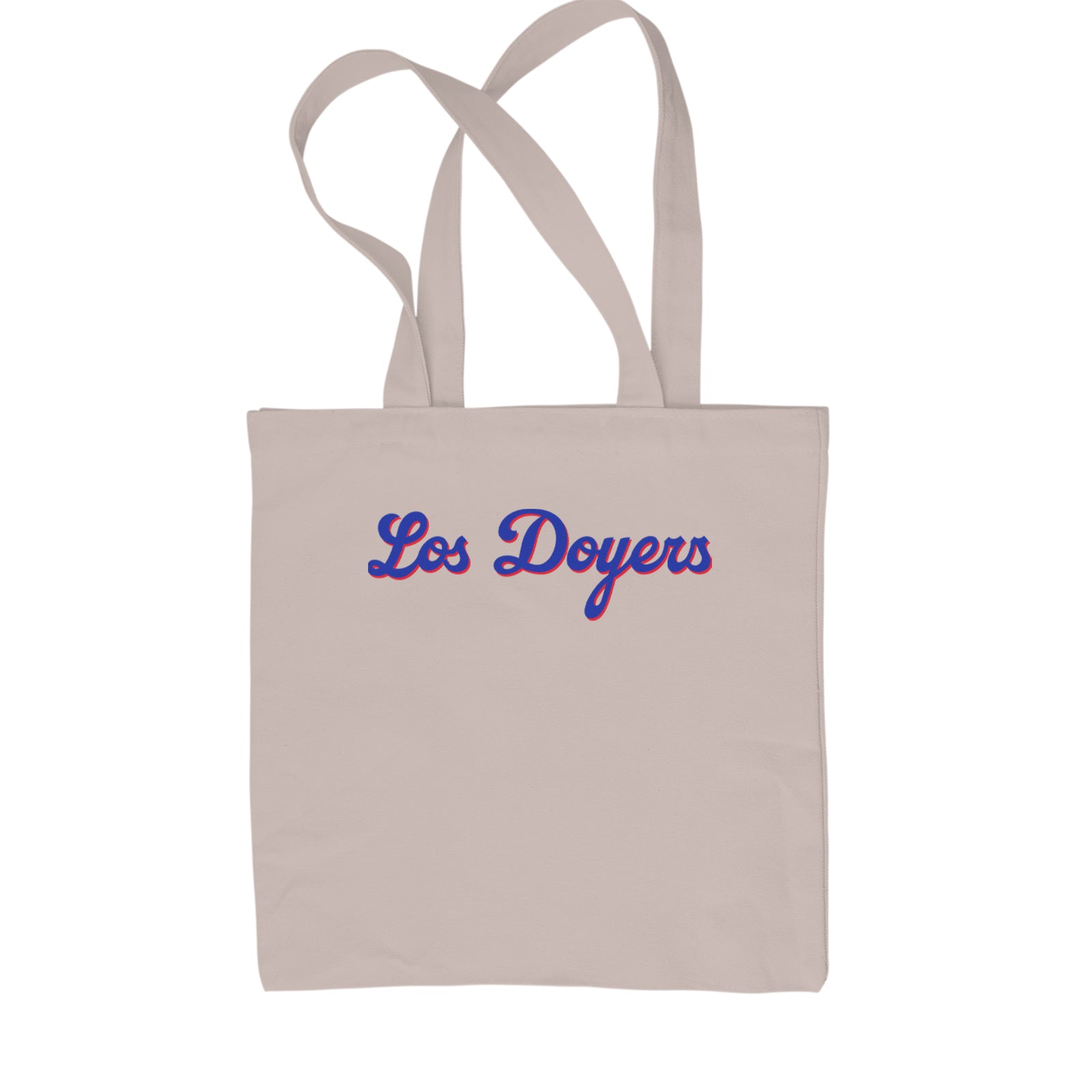 Los Doyers LA Baseball Shopping Tote Bag Natural