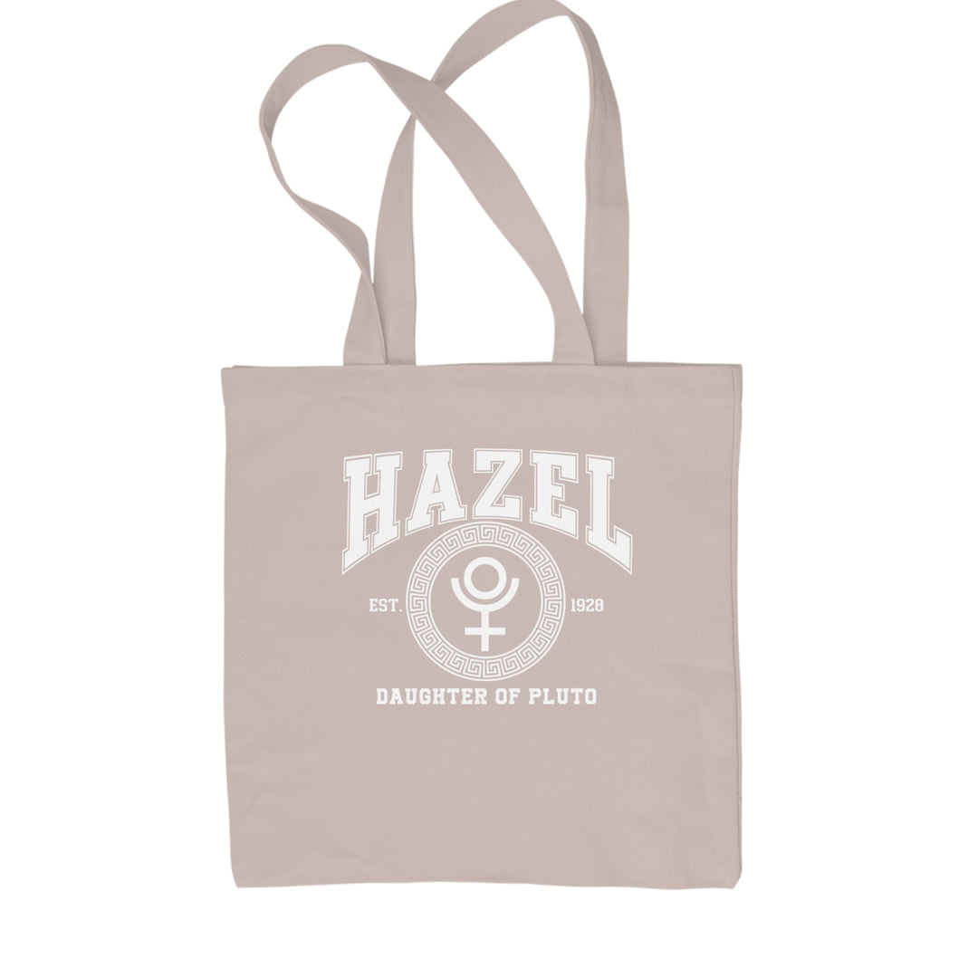 Hazel Daughter of Pluto Roman Gold Shopping Tote Bag Natural