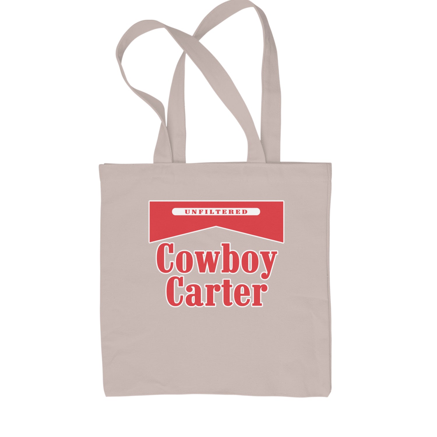 Cowboy Karter Country Act Two Shopping Tote Bag Natural