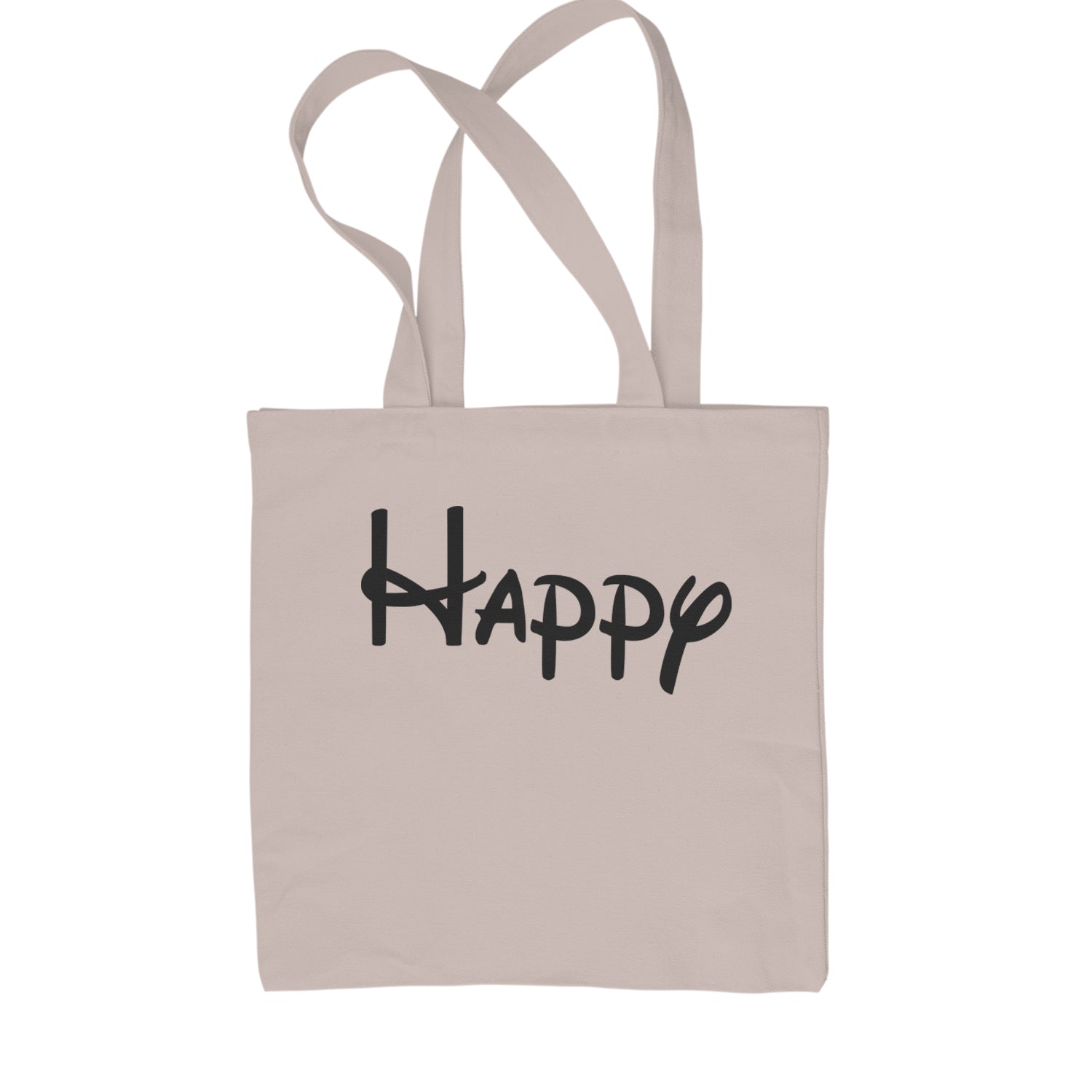 Happy - 7 Dwarfs Costume Shopping Tote Bag Natural