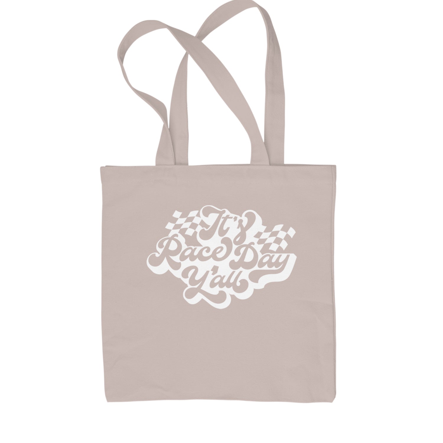 It's Race Day, Y'all Shopping Tote Bag Black