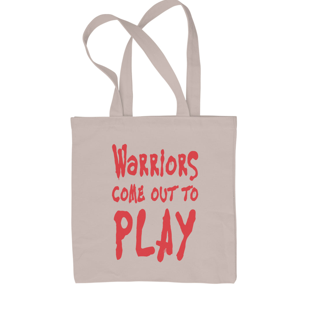 Warriors Come Out To Play  Shopping Tote Bag Natural