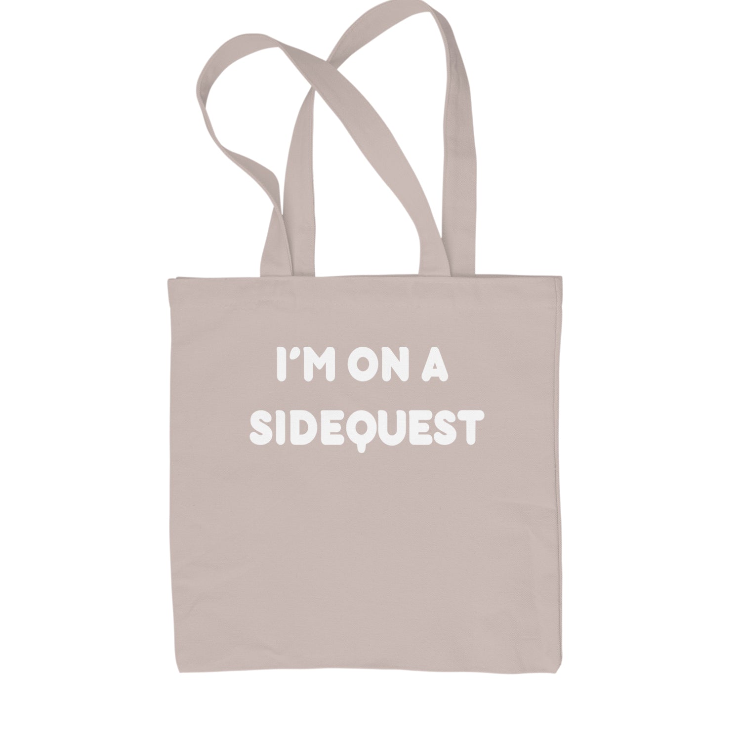 I'm On A Sidequest Festival Rave EDM Shopping Tote Bag Black